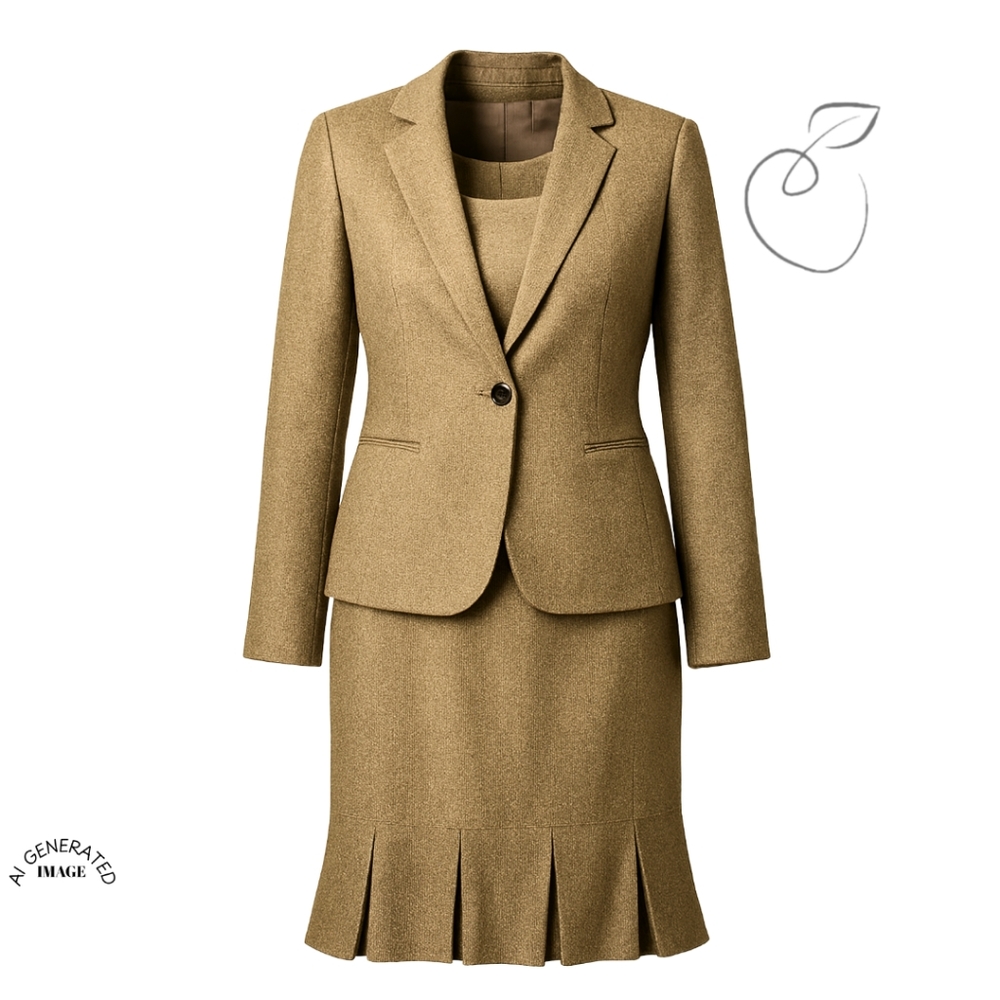 KASPER INDIAN SUMMER 3 PIECE SKIRT SUIT SZ 6